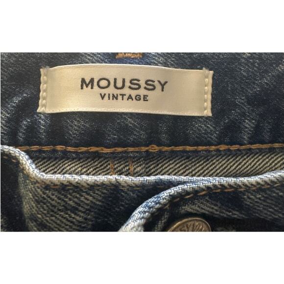 Moussy Vintage Distressed Denim Shorts Size 27 ? Made in Japan - Picture 3 of 7